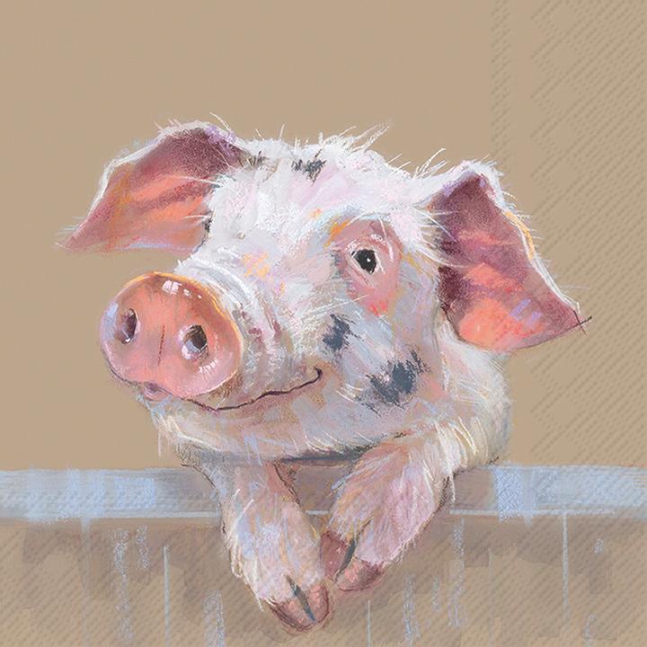 Produktbild VBS Servietten-Set "Lustige Tierbande" (20 x, 33 x 33 cm)