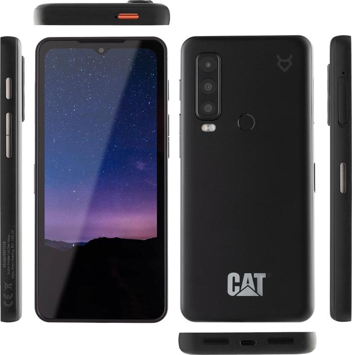Actual product image Cat S75 (128 GB, Black, 6.58", Dual SIM, 50 Mpx, 5G)