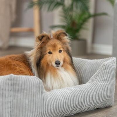 Actual product image Trixie Hondenmand Vital Jonna Ribfluweel Grijs - 80X60 Cm (Dog)