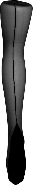 Produktbild Silky Scarlet Strumpfhose mit Naht hinten (L)