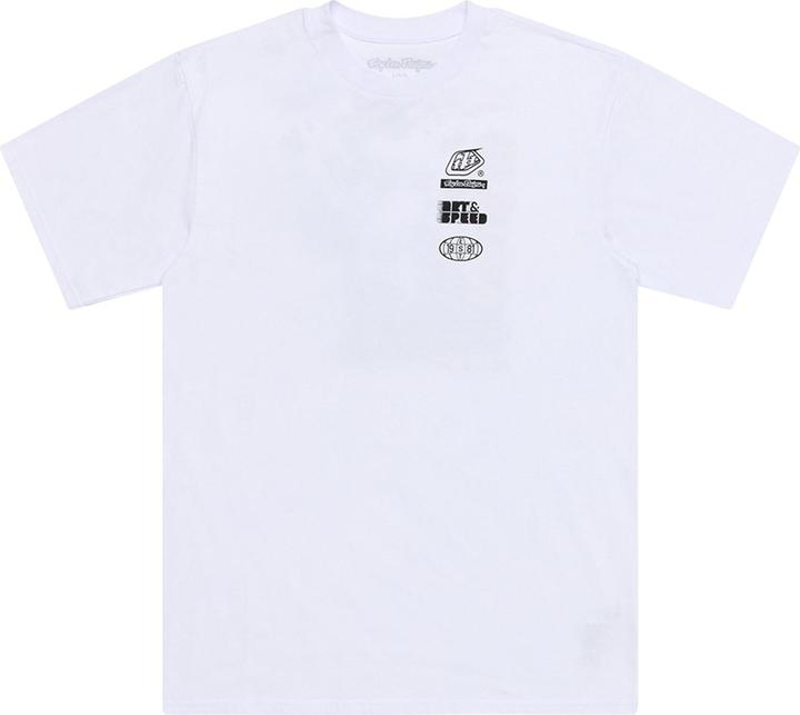 Troy Lee Designs T-Shirt, Overload, white, S (S)
