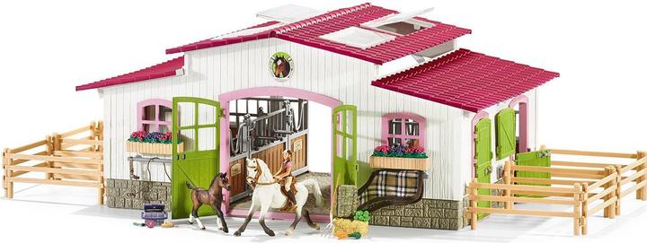 Schleich Centre équestre avec cavalière et chevaux