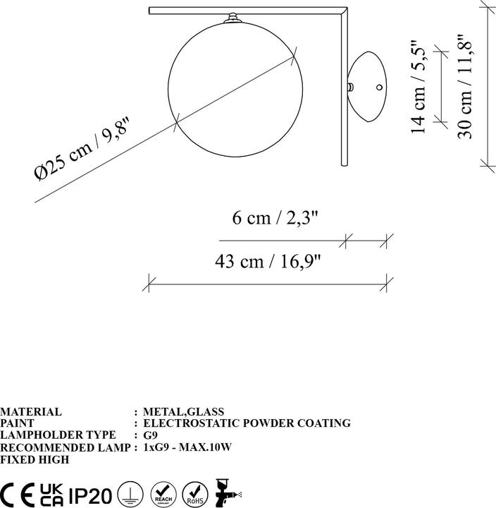 Image du produit Opviq Luminar Horizontal Lamp