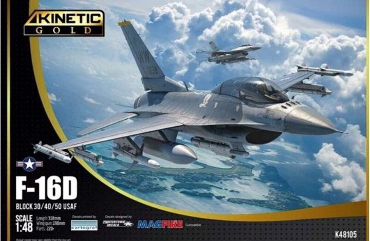 Actual product image Kinetic F-16D BLOCK 30/40/50 USAF
