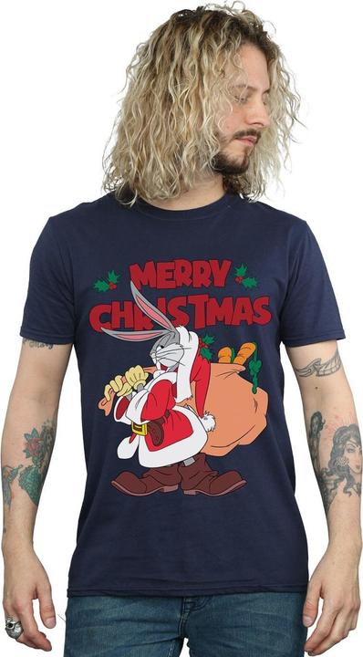 Immagine prodotto Looney Tunes Santa Bugs Bunny Maglietta Uomo (4XL)