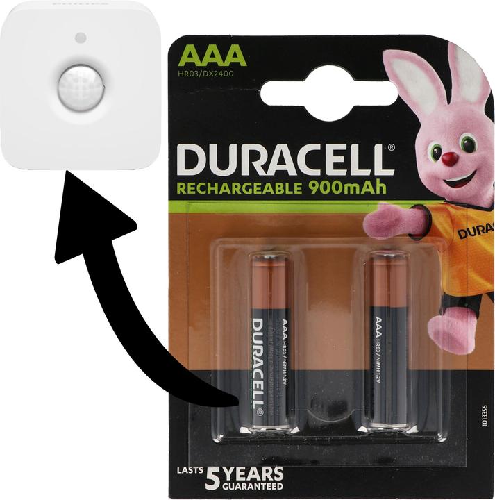 Produktbild Duracell Rechargeable (2 Stk., AAA, 900 mAh)