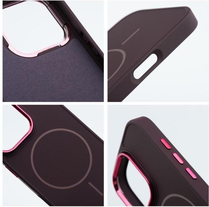 Image du produit 4Kom Back panel cover OEM FRAME MAG COVER Case compatible with MagSafe for IPHONE 12 MINI purple (Apple iPhone 12 mini)