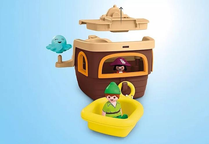 Actual product image Playmobil Disney: Peter Pan's pirate ship with water splashing fun (71769, Playmobil Junior)