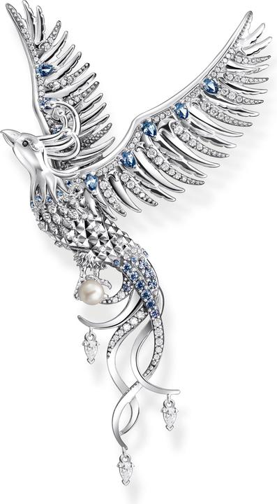 Produktbild Thomas Sabo Anhänger Phönix mit Blauen Steinen Silber (925er Silber)
