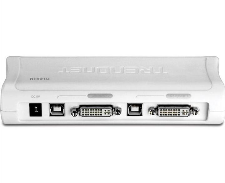 Actual product image Trendnet TK-204UK KVM Switch 2-Port DVI USB