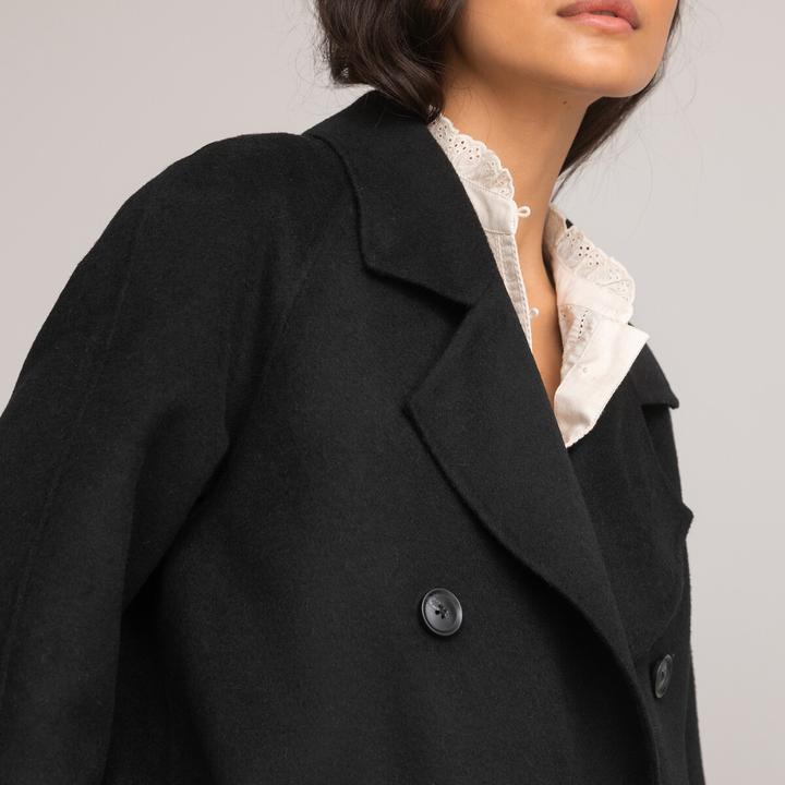 Actual product image La Redoute Collections Wool mix coat (50)