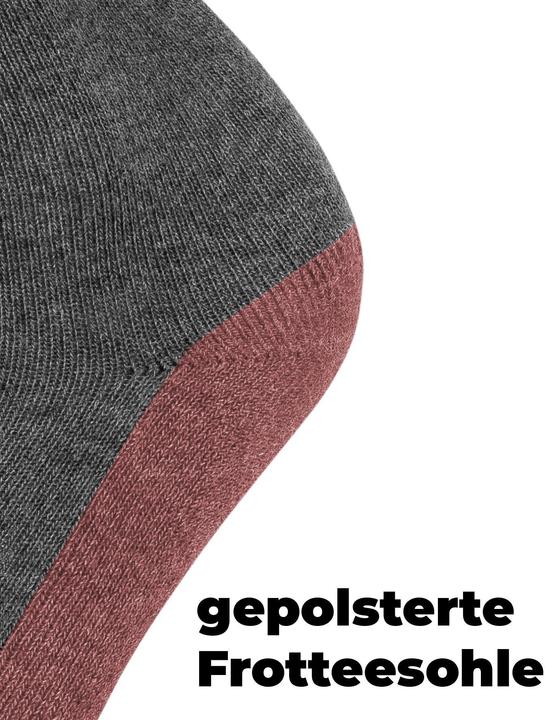 Actual product image Normani 6 pairs of health socks with comfort cuff and towelling sole - 9191 (pack of 6, 39 - 42)