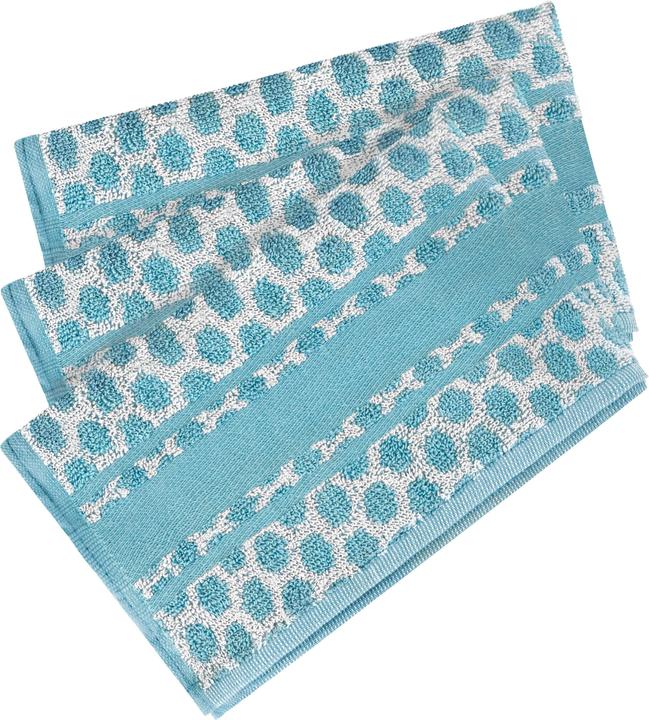 Actual product image Aspero 3 terry cotton tea towels (50 x 70 cm)