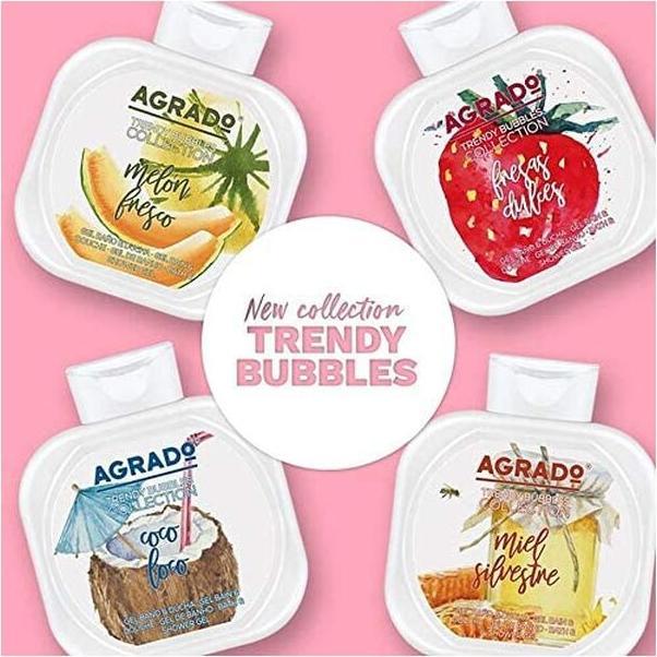 Actual product image Agrado Coco Loco Trendy Bubbles Fruit Collection PH Neutral Bath and Shower Gel 750ml (750 ml)