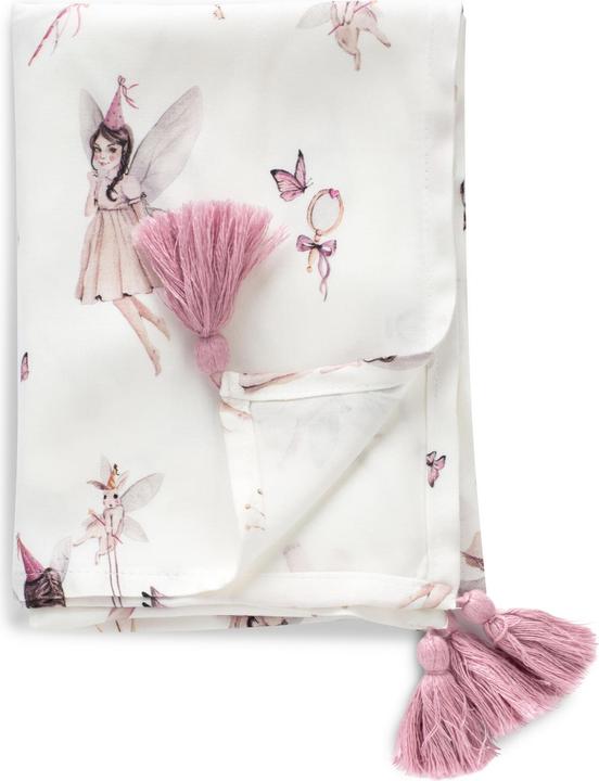 Produktbild Yosoy Set Swaddle Bambus Babydecke und Kissen Fairy Land (100 x 70 cm)