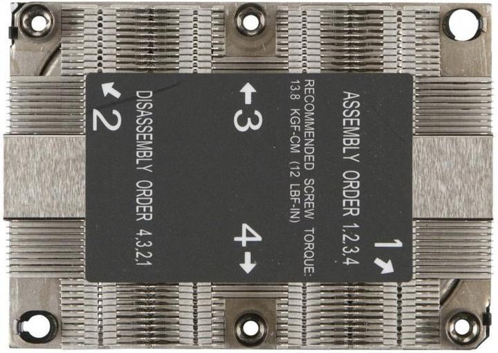 Image du produit Supermicro SNK-P0067PSMB : Refroidisseur de CPU 1U (25.50 mm)