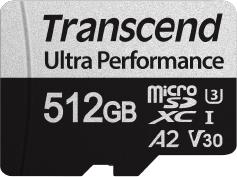 Transcend Ultra Performance (512 GB, microSDXC, U3, UHS-I)