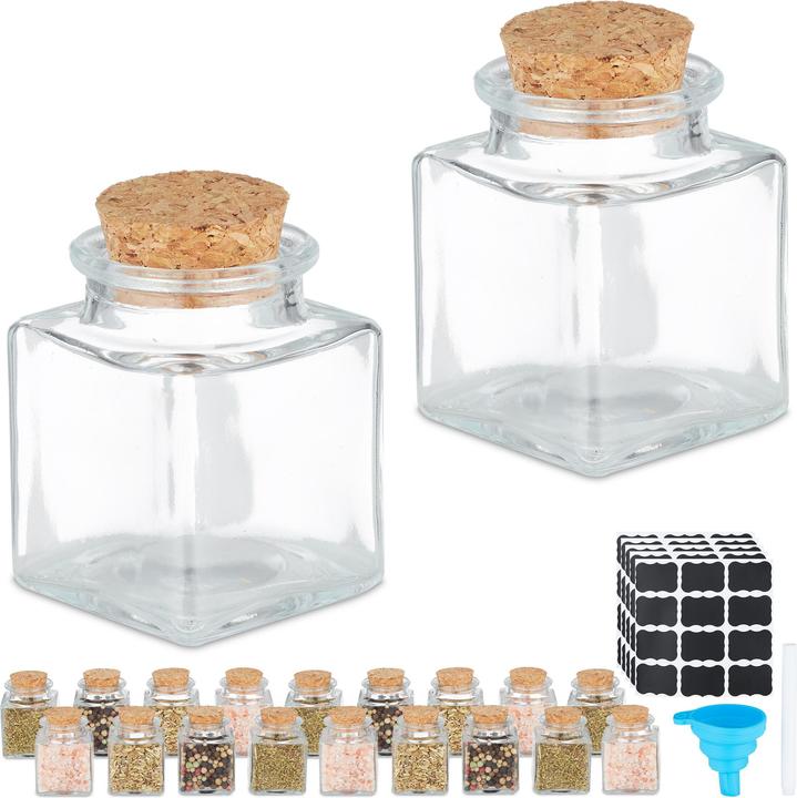 Produktbild Relaxdays Gewürzgläser (0.05 l)