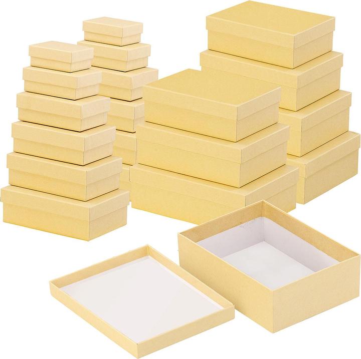 Immagine prodotto Your Design Set di 20 scatole da regalo e di stoccaggio neutre (10 misure) (Scatola da regalo, 20 x)