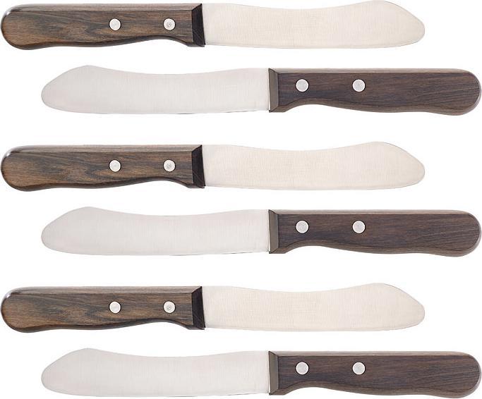 Rosenstein & Söhne Frühstücksmesser (6 Stück, Messer)