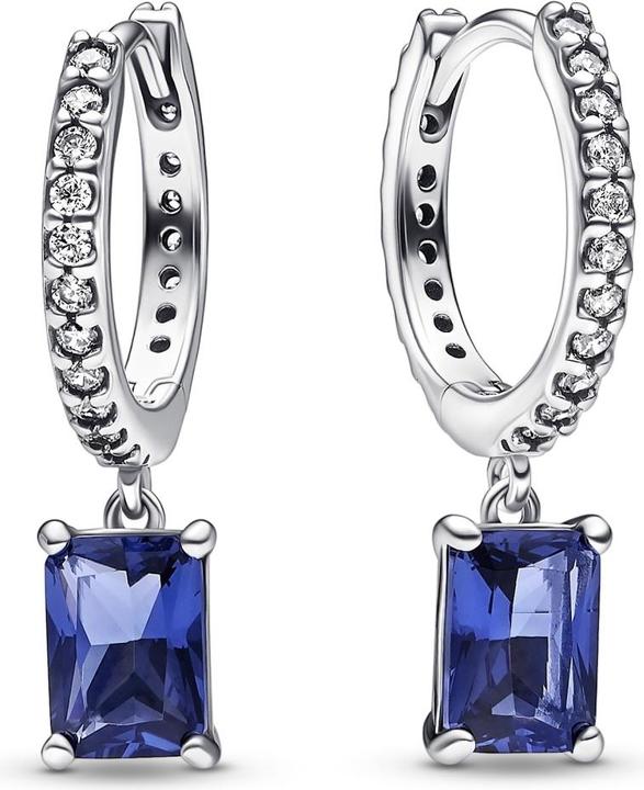 Immagine prodotto Pandora Orecchini scintillanti rettangolari blu (Argento 925)