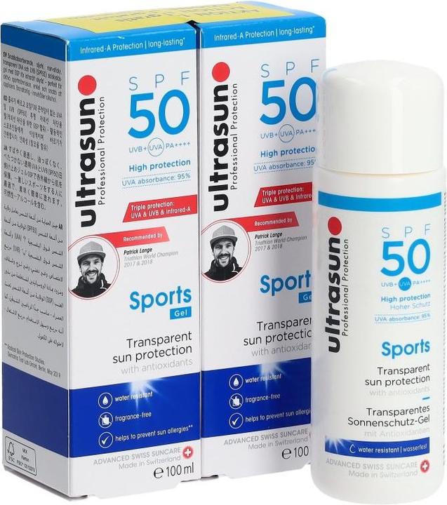 Ultrasun Sports Gel (Sonnengel, SPF 50, 100 ml)