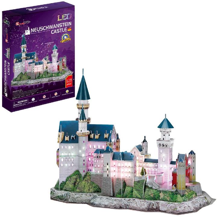 Produktbild Cubicfun Puzzle 3D Schloss Neuschwanstein (128 Teile)