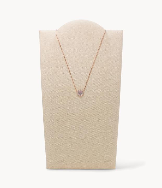Produktbild Fossil Pearl Disc Pendant (Edelstahl, 50 cm)