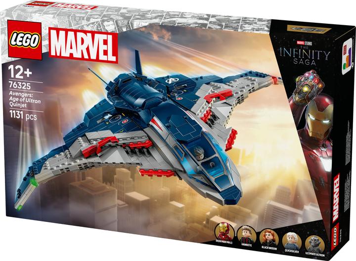 Image du produit LEGO Avengers : Age of Ultron Quinjet (76325, LEGO Super Mario)