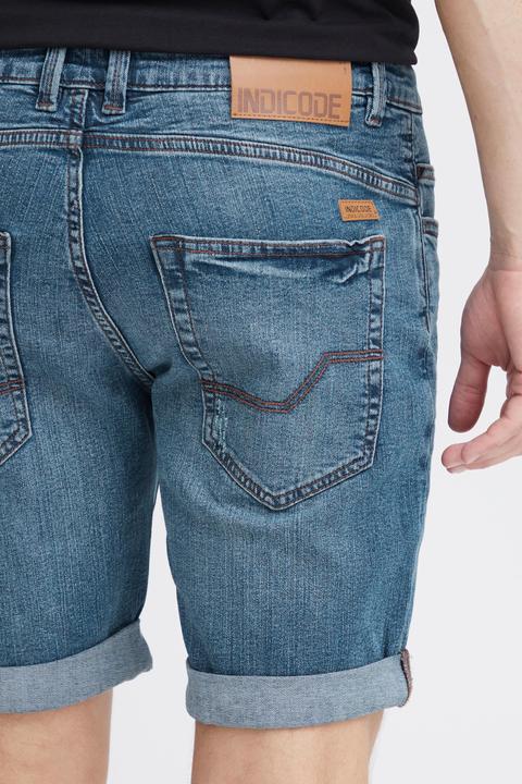 Immagine prodotto Indicode Quentin Pantaloncini Di Jeans Shorts Bermuda Da Uomo elasticizzato Regular- Fit (M)