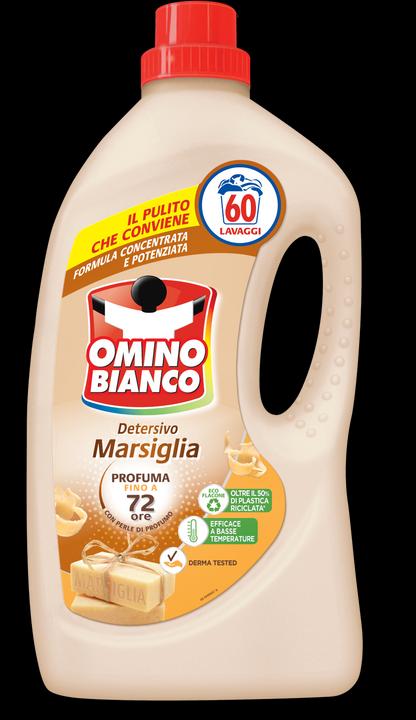 Omino Bianco Cuore di Marsiglia (52 Cycles de lavage, Lessive liquide)