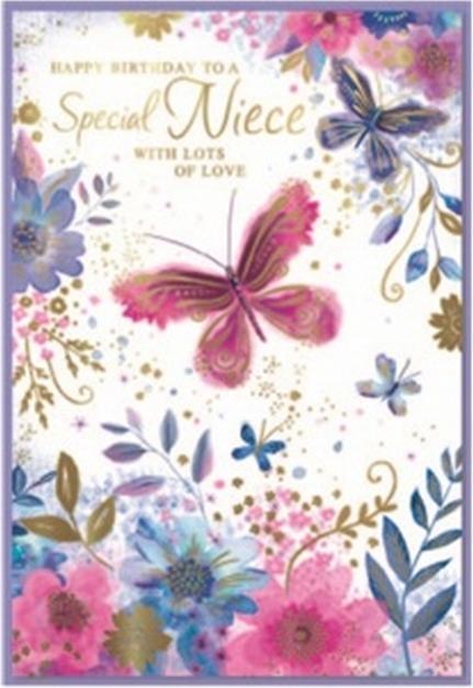 Actual product image Simon Elvin To A Special Niece Birthday Card (Pack of 6) (6 pcs.)