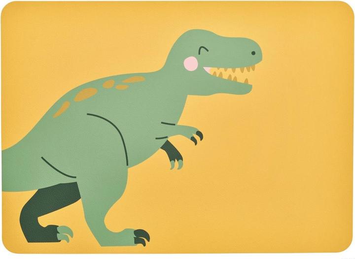 ASA Selection Kids Set de table, Tyrannosaurus Rex Titus, 46x33 cm, aspect cuir (1 pcs, 33 x 46 cm)