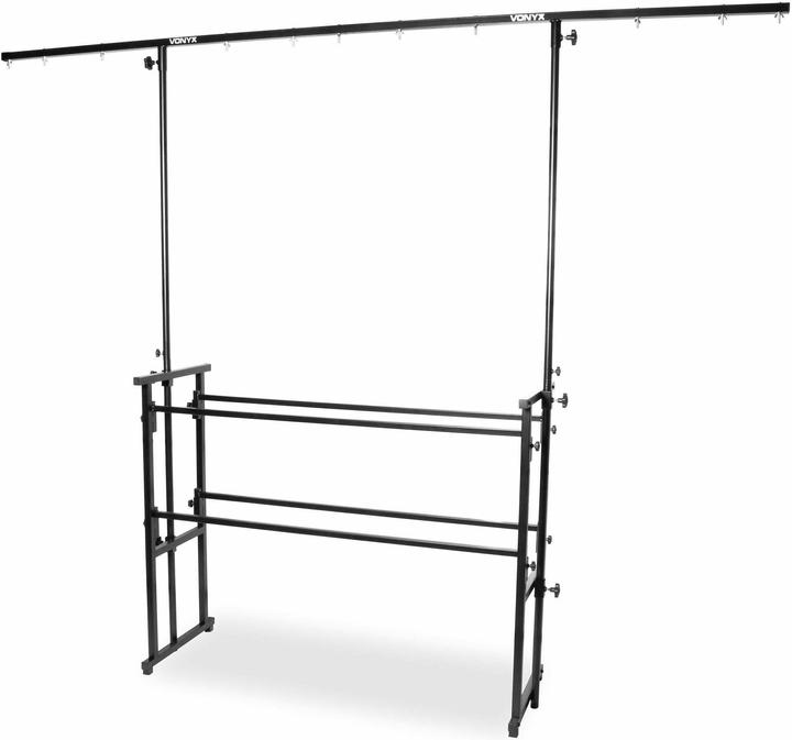 Vonyx DJ Booth Stand DB7 Schwarz