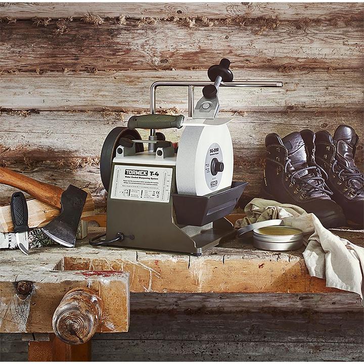 Produktbild Tormek Nassschleifmaschine T-4 Bushcraft AX (Nassschleifer, 120 W)