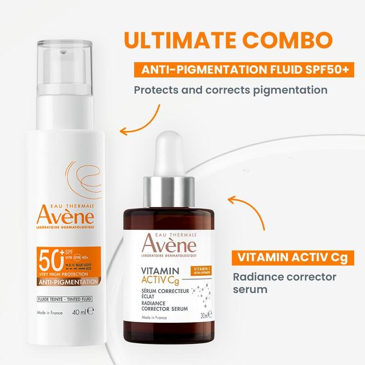Actual product image Avène Sun Expert Anti-Pigmentation Fluid SPF50+ 40ml (Sun cream face, SPF 50+, 40 ml)