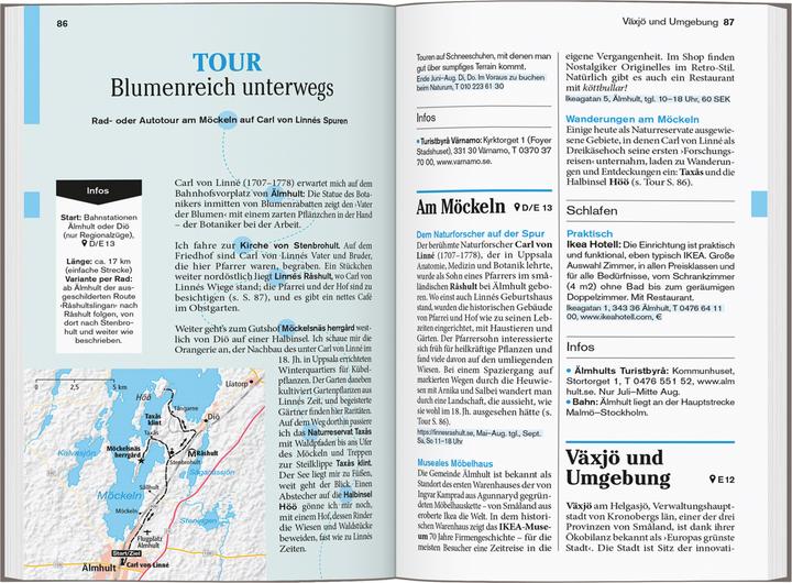 Produktbild Reise-Taschenbuch Reiseführer Schweden, Der Süden (Deutsch, Petra Juling, 2024)