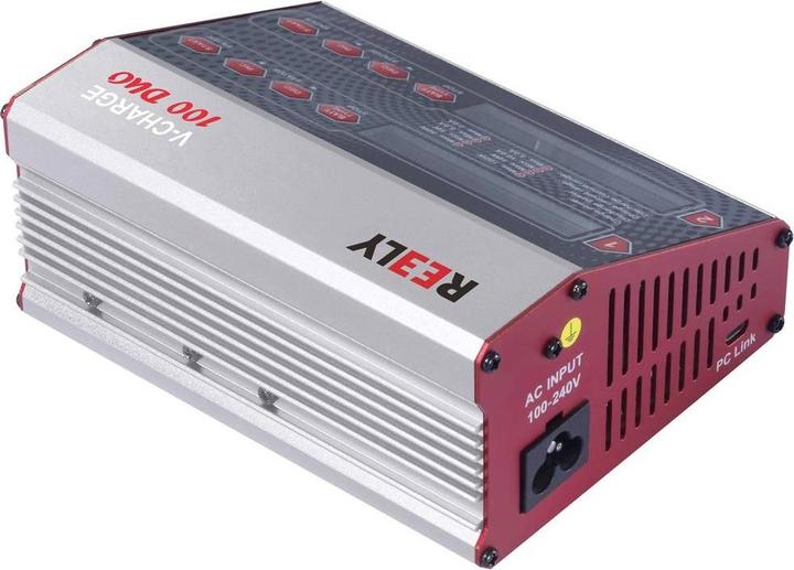 Reely V-Charge 100 Duo Modellbau-Multifunktionsladegerät 12 V, 230 V 10 A