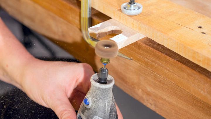 Produktbild Dremel Feinschleifscheiben grob/mittel Ø 25,0 mm, EZ SpeedClic kompatibel (2 Stück) (180)