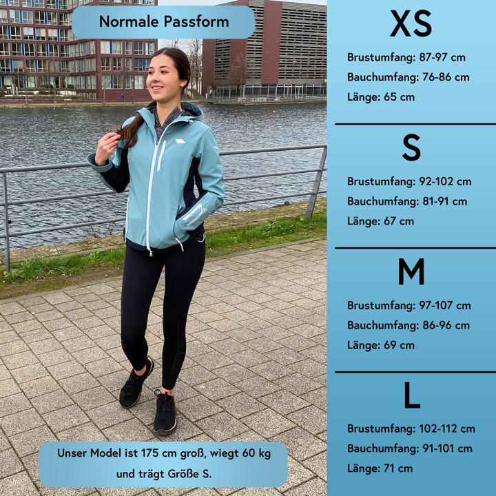 Produktbild Valkental Funktionale & reflektierende Softshelljacke für Outdooraktivitäten - Damen (XL)