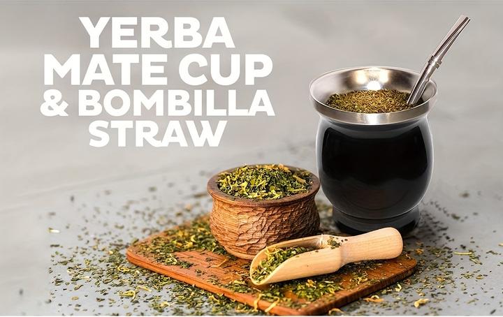 Actual product image PhoneLook Yerba Mate Becher und Bombilla Set Edelstahl Vakuum (250 ml) mit Bürste (250 ml, 1 x)