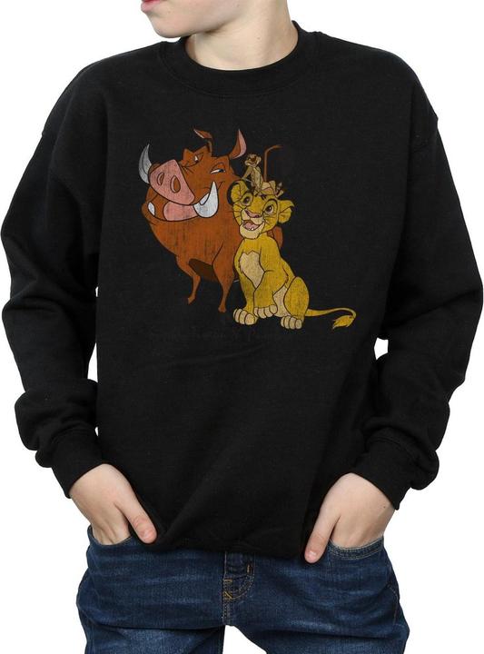 Immagine prodotto The Lion King Classic Felpa Simba Timon & Pumba Ragazzi (116)