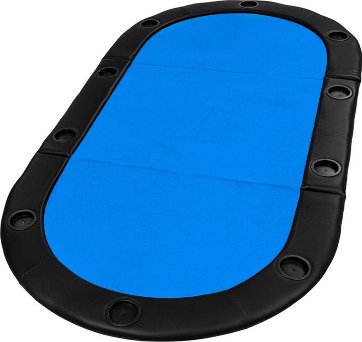 Produktbild Games Planet Pokerauflage klappbar faltbar, blau