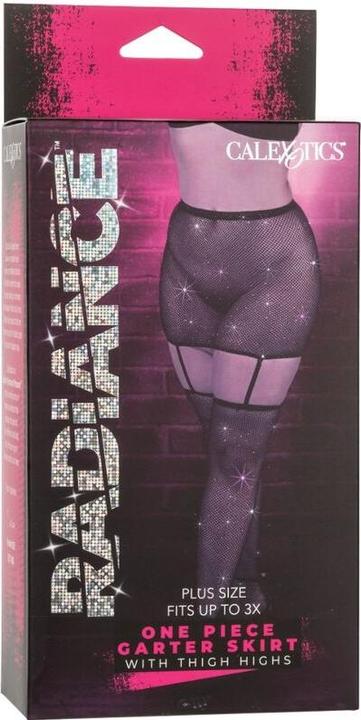 Actual product image Radiance Garter Skirt, Thigh High, Plus Size