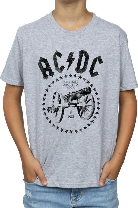 Immagine prodotto AC/DC We Salute You Cannon Maglietta Ragazzi (152, 158)