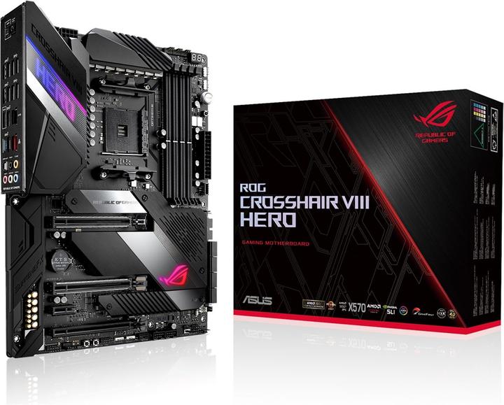 Actual product image ASUS Rog Crosshair VIII Hero (AM4, AMD X570, ATX)
