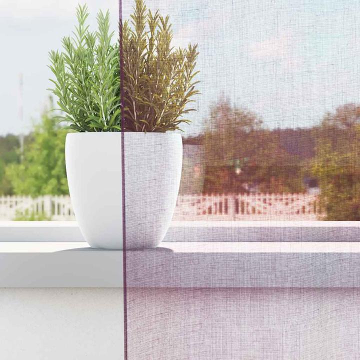 Produktbild VidaXL Voile Vorhänge mit Stangentaschen 2 Stk. Lila (140 x 140 cm)