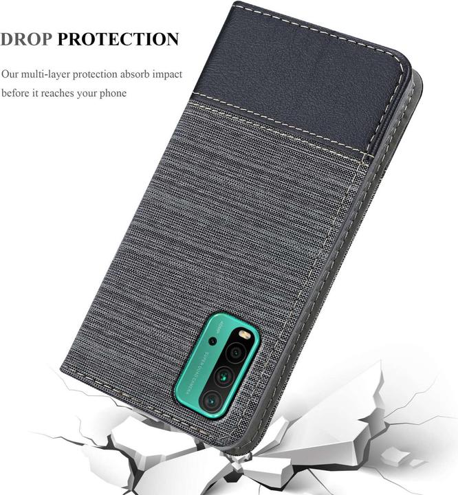 Image du produit Cadorabo Pochette Jeans Book (Xiaomi Poco M3, Xiaomi Redmi 9T)