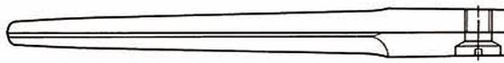 Actual product image Aesculap bandage scissors L: 13 Cutting length 40 mm