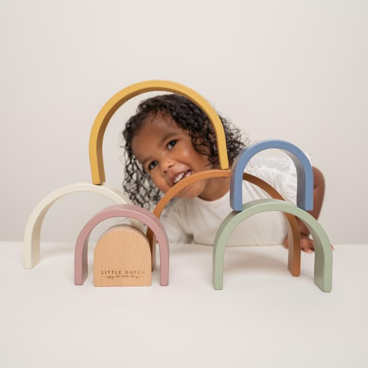 Actual product image Little Dutch Vintage -pinottava sateenkaari